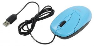 Мышь USB Genius XScroll V3 Blue 3btn+Roll  /  1000dpi