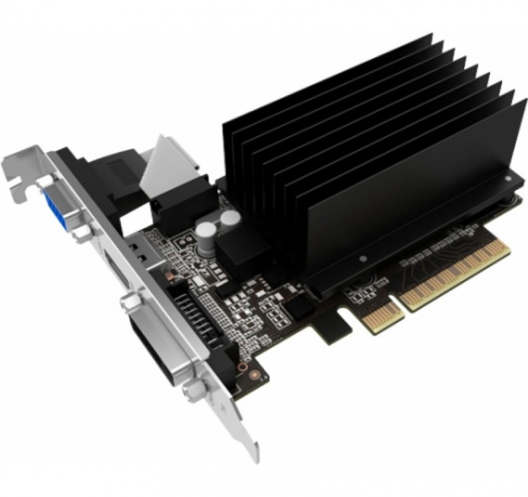Видеокарта NVIDIA GeForce GT 730 2Gb Palit <NEAT7300HD46-2080H> GDDR3 64B D-Sub+DVI+HDMI (RTL)