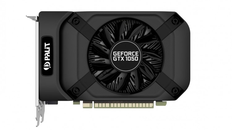 Видеокарта NVIDIA GeForce GTX 1050 2Gb Palit <StormX> GDDR5 128b DVI+HDMI+DP (OEM)