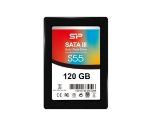 SSD 120 Gb SATA 6Gb  /  s Silicon Power Slim S55 <SP120GBSS3S55S25> 2.5" MLC