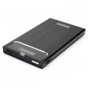 Корпус для HDD 2.5" USB3.0->SATA Zalman <ZM-VE350> (LCD, эмулятор CD  /  DVD  /  Blu-ray)