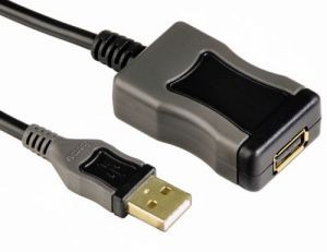 Кабель USB A -> A 5.0м Hama <78482> (удлинительный, активный)