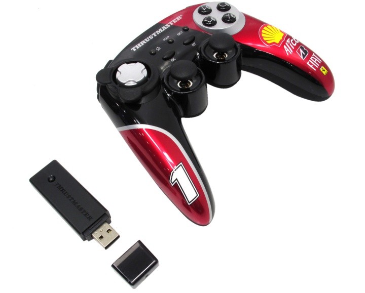 Геймпад USB ThrustMaster F1 Wireless Gamepad (беспроводной  /  PC  /  D-pad  /  2xAnalog-pad  /  12btn)