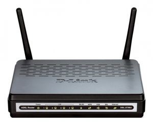 Модем ADSL D-Link DSL-2750U  /  NRU  /  C 802.11n  /  200Mbps  /  2,4GHz  /  4UTP-10  /  100Mbps  /  1RJ11  /  USB