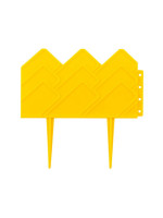 Бордюр декоративный GRINDA для клумб, 14х310см, желтый <422221-Y>