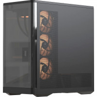 Корпус (без блока питания) ATX Formula Crystal U9 PA Black (182мм / 420мм / 4х120-ARGB) (черный)