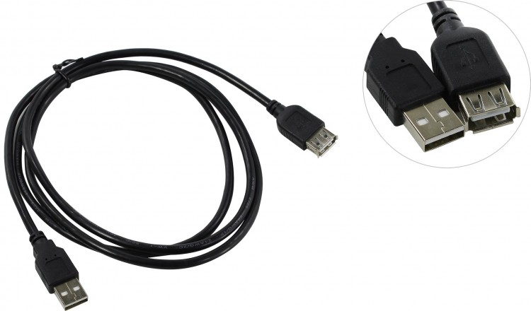 Кабель USB A -> A 1.5м Telecom <TUS6990> (удлинительный)
