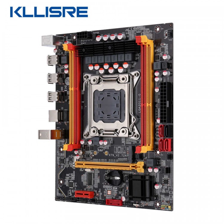 Материнская плата Kllisre X79_V2.72A (RTL) LGA2011 <X79> PCI-E+GbLAN+SATA ATX 4DDR3