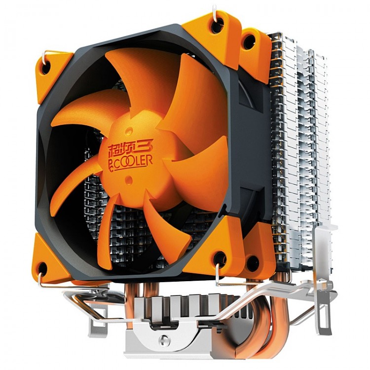 Вентилятор PC-Cooler S88(4пин, 1155, 20дБ, 1200-2000об  /  мин, 2 тепл.трубки)