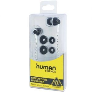 Мобильные наушники с микрофоном Human Lumen (20Гц–20кГц  /  1.2м  /  jack3.5)