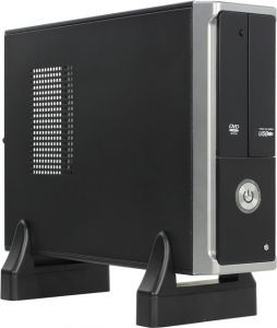 Корпус mini-ITX 300W Exegate <MI-205> Black&Silver (24+4пин)