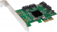Контроллер SATA 88SE9215 PCI-E  /  6xSATA