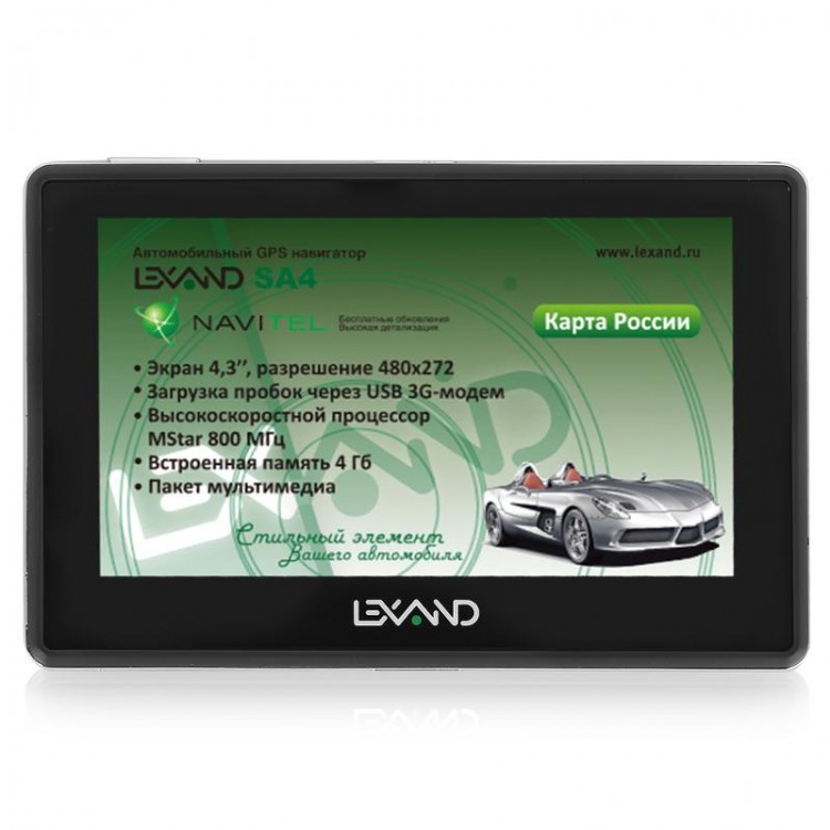 Навигатор Lexand SA4  4.3"  /  480x272  /  4Gb