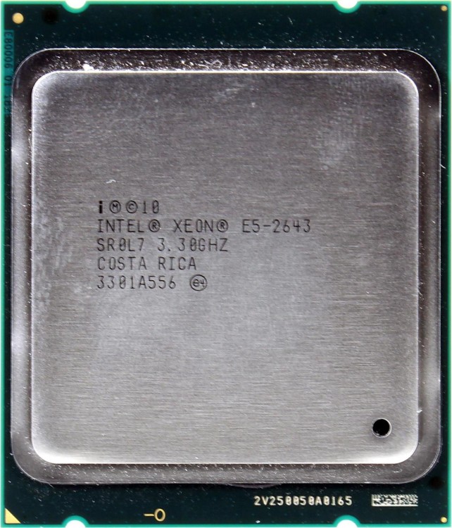 Процессор Intel Xeon E5-2643 3.3 GHz  /  4core  /  1.5+10Mb  /  130W  /  8GT  /  sLGA2011