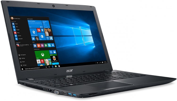 Ноутбук 15,6" Acer E5-576G-55Y4 Intel i5-8250U  /  8GB  /  1Tb  /  GF150MX 2GB  /  no ODD  /  WiFi  /  Win10