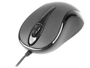 Мышь USB A4-Tech N-350-1 3btn+Roll  /  1000dpi (Gray)