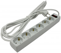 Сетевой фильтр 10м ExeGate SP-5-10W (EX279182RUS) (5 розеток) белый