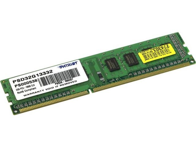 Память DDR4 SO-DIMM 4Gb <PC4-19200> Patriot <PSD44G240041S> CL17