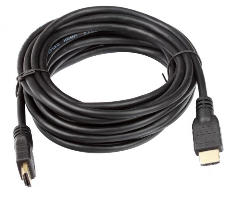 Кабель HDMI-M -> HDMI-M 5.0м CBR <CB 240-5 Black> ver.1.4