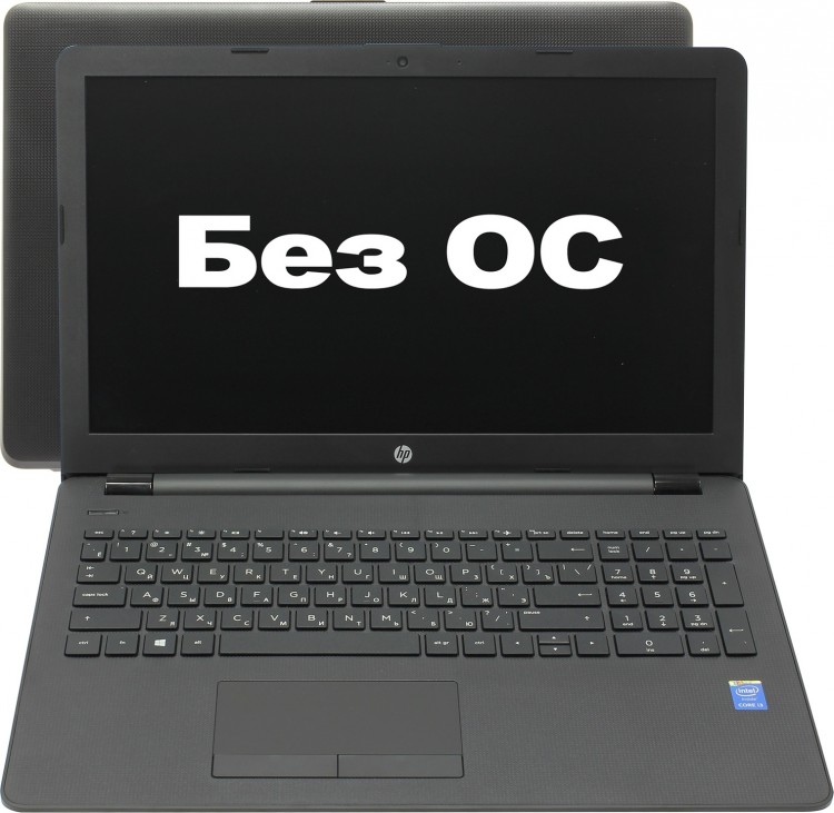 Ноутбук 15,6" HP 15-bs151ur i3-5005U  /  4Gb  /  500Gb  /  noDVD  /  DOS black (3XY37EA)