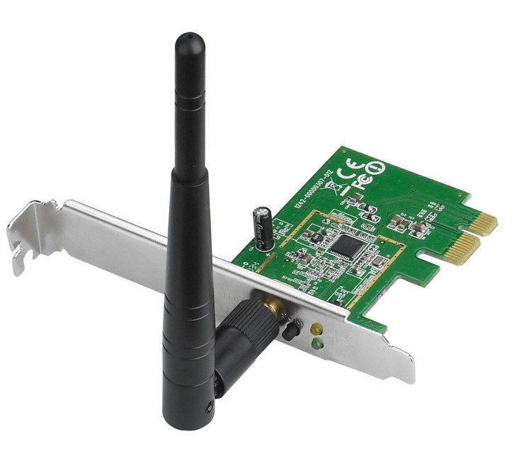 Адаптер Wi-Fi PCI-E ASUS PCE-N10 802.11n  /  150Mbps  /  2,4GHz  /  1x2dBi
