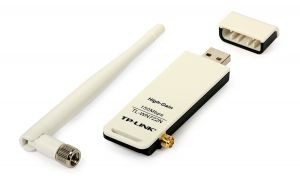 Адаптер Wi-Fi USB TP-LINK TL-WN722N 802.11n  /  150Mbps  /  2,4GHz  /  1x4dBi