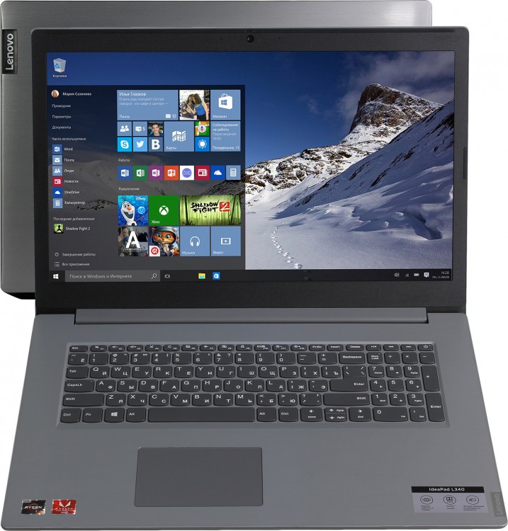 Ноутбук 15,6" Lenovo L340-15API (81LW005GRU) AMD Ryzen 3 3200U  /  8Gb  /  SSD 256Gb  /  Vega 3  /  noODD  /  WiFi  /  Win10