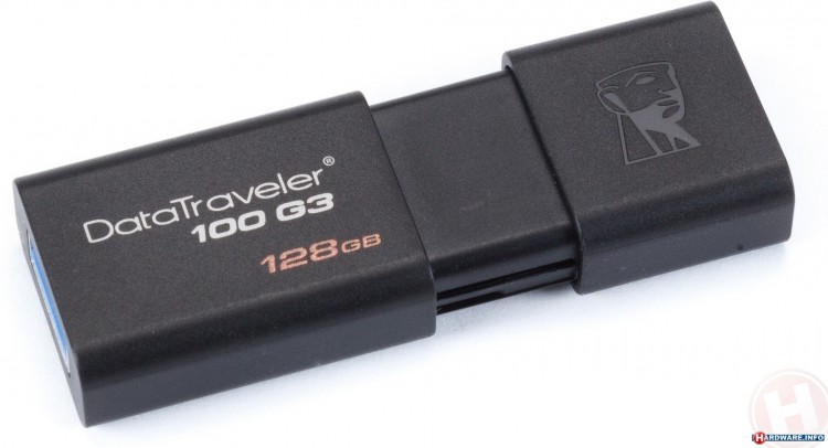 Флешка USB 128Gb Kingston DataTraveler 100 G3