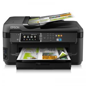 Принтер МФУ Epson WorkForce WF-7610+снпч (A3  /  5760*1440dpi  /  13стр  /  4цв  /  струйный  /  WiFi  /  сетевой  /  факс)