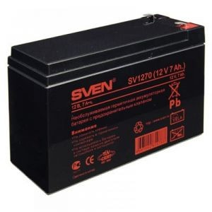 Аккумулятор ИБП SVEN SV7-12  /  SV1270 151х100х65мм  /  12В  /  7Ач