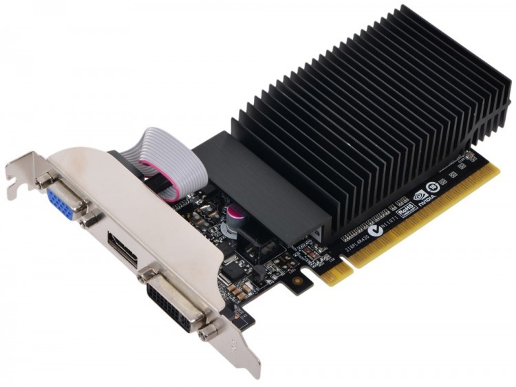 Видеокарта NVIDIA GeForce 210 1Gb Inno3D GDDR3 64B D-Sub+DVI+HDMI (RTL)