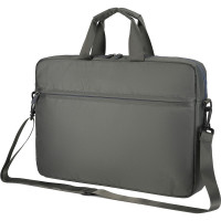 Сумка для ноутбука 17.3 Экокожа (серая)