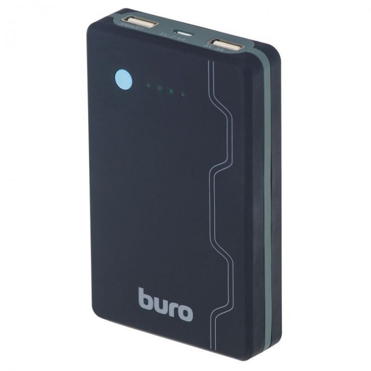 Внешний аккумулятор 13000 mAh Buro <RA-13000> (1A+2.1А  /  2xUSB)