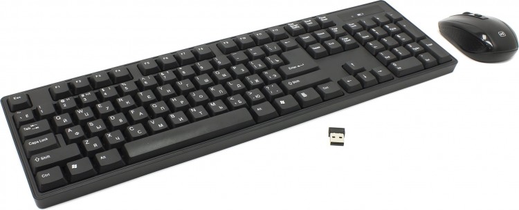 Комплект беспроводной Defender Combo C-915 Black (Кл-ра,USB,FM+Мышь,4кн,Optical,USB,Roll)