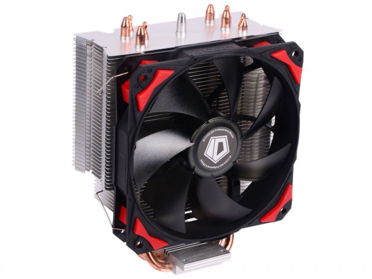 Вентилятор Cooler ID-Cooling SE-214 130W / PWM / Red LED / Intel 775,115* / AMD