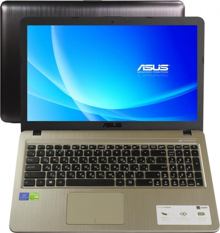 Ноутбук 15,6" Asus X540NV-DM049T intel N4200  /  4Gb  /  500Gb  /  GF920MX 2Gb  /  no ODD  /  WiFi  /  Win10