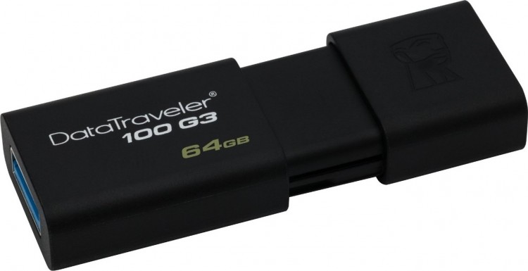 Флешка USB 64Gb Kingston DataTraveler 100 G3