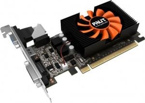 Видеокарта NVIDIA GeForce GT 730 2Gb Palit <GeForce GT730> GDDR3 128B D-Sub+DVI+HDMI (RTL)