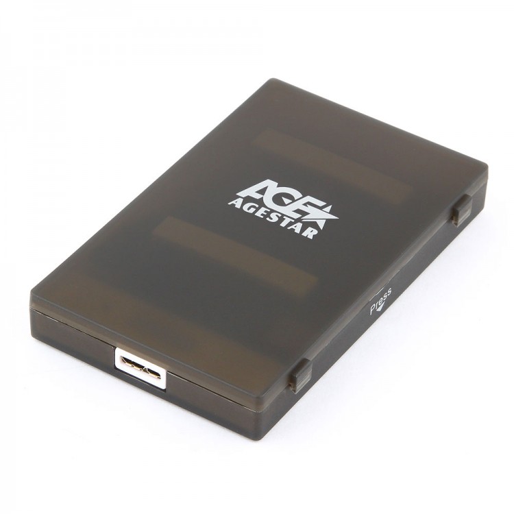 Корпус для HDD 2.5" USB2.0->SATA AgeStar <3UBCP1-6G>