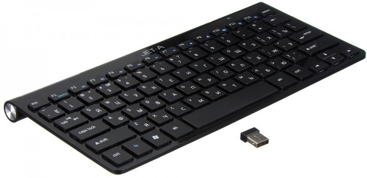 Клавиатура беспроводная Bluetooth Jet.A Slim Line K9 78КЛ, беспроводная