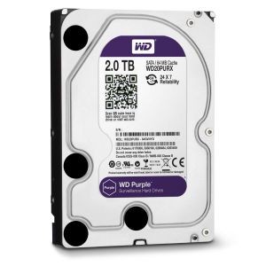 HDD 3.5" 2 Tb Western Digital Purple <WD20PURX> IntelliPower 64Mb SATA-III