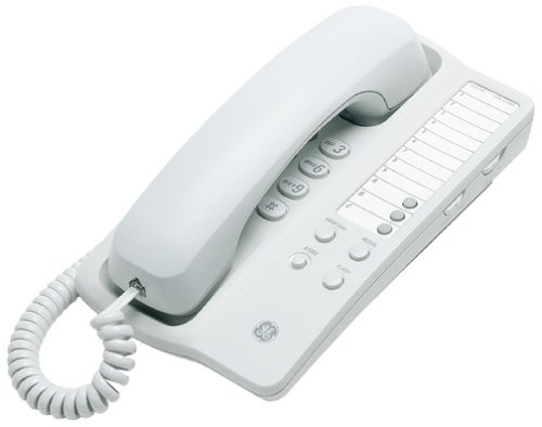 Телефон GE 2-9169 Белый, 12 номеров в памяти,регулировка громкости)