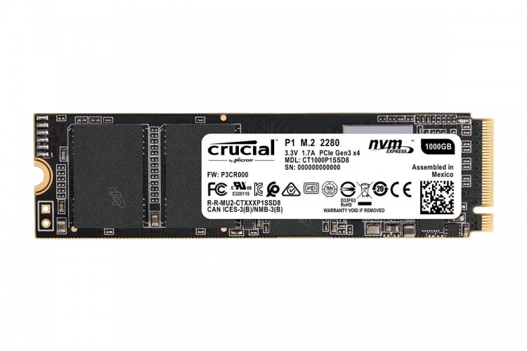 SSD 500Gb Crucial M.2 2280 TLC CT500P1SSD8