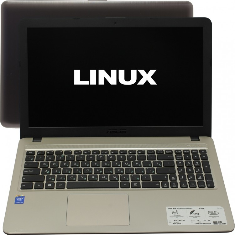 Ноутбук 15,6" Asus X540LA-DM1255 intel i3-5005U  /  4Gb  /  500Gb  /  SVGA  /  DVD-RW  /  WiFi  /  Endless
