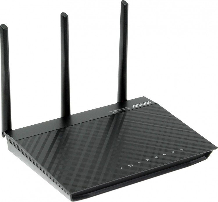 Модем ADSL ASUS DSL-N16 Wireless N Router (RTL) (4UTP 10  /  100  /  1000Mbps, 1WAN, 802.11b  /  g  /  n, 3