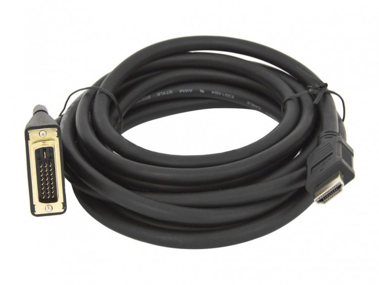 Кабель HDMI-M -> DVI-D-M 1.8м Gembird  /  Cablexpert