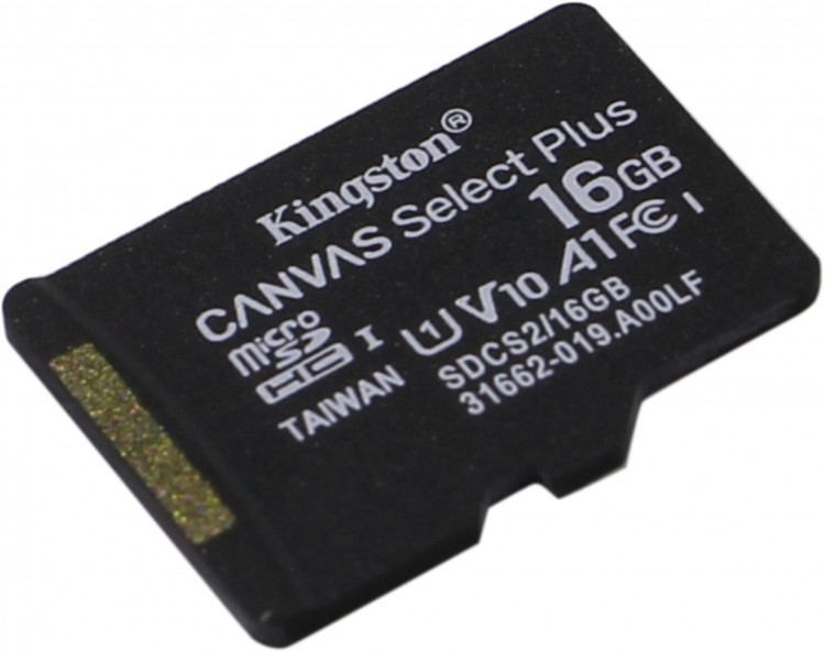 Флешка microSDXC 16Gb Kingston SDCS2  /  16GBSP Class10