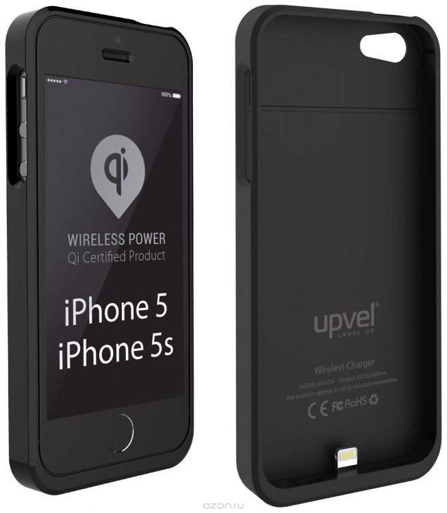 Чехол Upvel для iPhone 5s UQ-CI5 (беспроводная зарядка  /  QI)