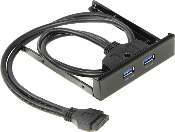 Front Panel Espada < EBrFr-2USB3 > USB3.0 2-port (крепление на лицевую панель корпуса 3.5")