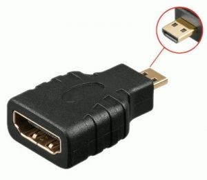 Переходник microHDMI-M -> HDMI-F Orient <C395>